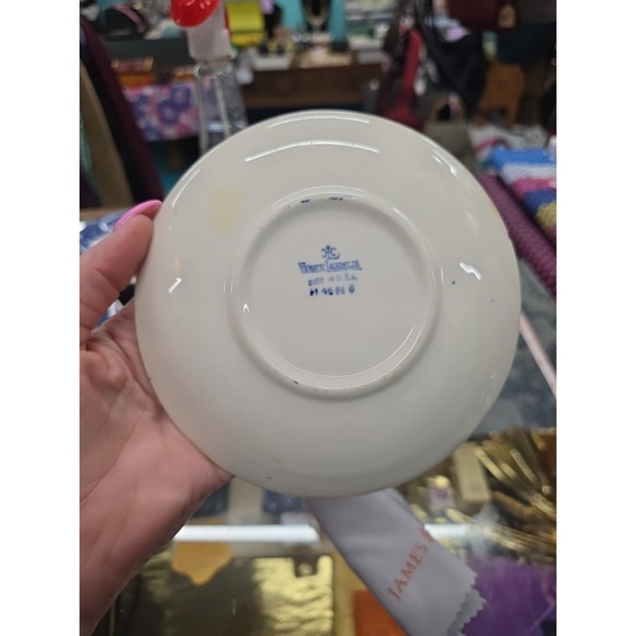 1 Homer Laughlin Blue Willow Replacement 5 3/4" Saucer Plates For Coffee/Tea - Picture 6 of 13